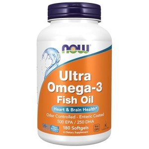 NOW Foods Ultra Omega-3 Softgels, 180 Count