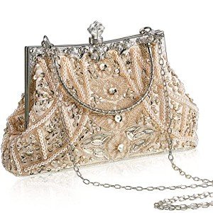 1920s Vintage Beaded Clutch Bag for Women