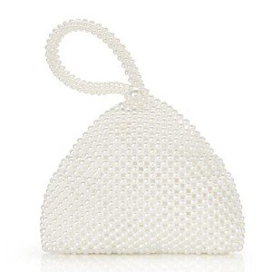 Elegant Pearl Clutch for Wedding and Party