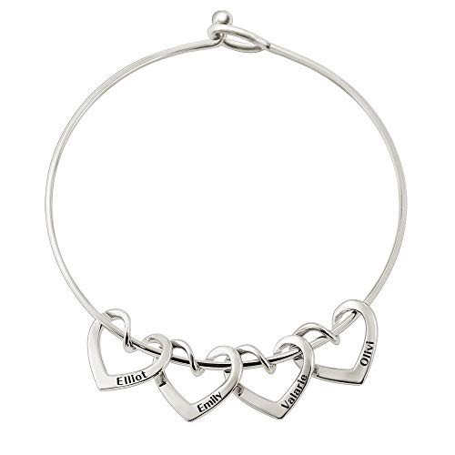 Shop Personalized Heart Bracelets