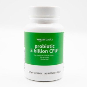 Amazon Basics Probiotic Capsules for Healthy Digestion