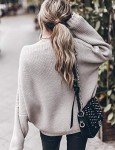 Cozy Batwing Sleeve Oversized Sweater for Women