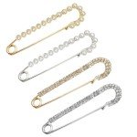 Lixdrem 4-Piece Decorative Brooch Pins Set