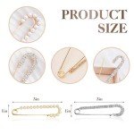 Lixdrem 4-Piece Decorative Brooch Pins Set