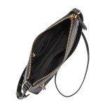 Fossil Fiona Leather Black Crossbody Handbag