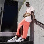 Nike Women's Sneakers in White and Orange