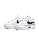 Nike Women's Sneakers in White and Orange