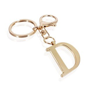 Gold Letter D Keychain - Bag Charm for Everyone