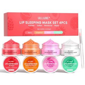 4-Piece Lip Mask Set for Hydration & Care