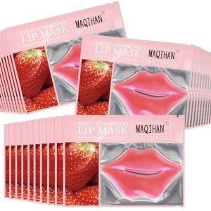 30PCS Pink Lip Masks for Hydration and Care