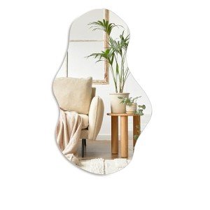 Asymmetrical Cloud Wall Mirror for Home Décor