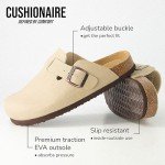 CUSHIONAIRE Hana Women's Vegan Suede Clogs