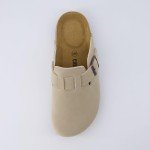 CUSHIONAIRE Hana Women's Vegan Suede Clogs