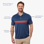 Fair Harbor Men's Midway Golf Polo - Moisture Wicking