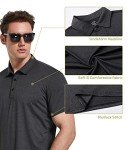 Men’s Polo Shirt 5 Pack - Quick Dry Golf Tees