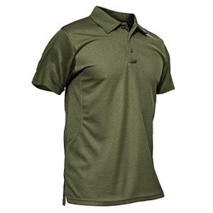 Men's Summer Tactical Polo Shirt - Army Green