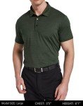 6 Pack Men's Performance Polo Shirts - Casual & Athletic