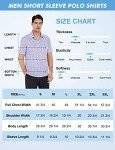 Men's Moisture-Wicking Golf Polo Shirt - Pink Geometric