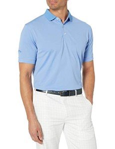 Callaway Men's Solid Ottoman Golf Polo Shirt - Provence