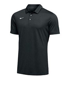 Nike Men's Dri-FIT Black Short Sleeve Polo