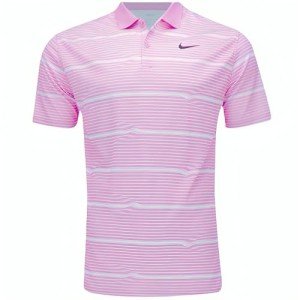 Nike Men's Dri-FIT Golf Polo in Fuchsia/Black