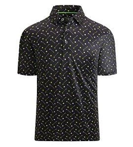 Alex Vando Men's Quick-Dry Golf Polo Shirt