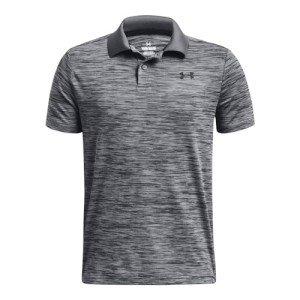 Under Armour Boys Performance Polo, Pitch Gray/Black