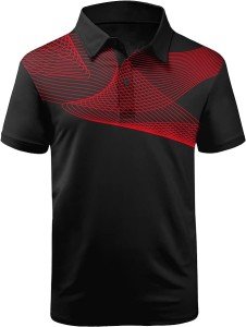 Men's ZITY Short Sleeve Golf Polo - Red XL