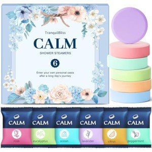 TranquilBliss Shower Steamers - 6 Aromatic Scents