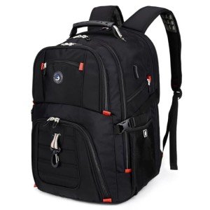 SHRRADOO 50L Travel Laptop Backpack with USB Port
