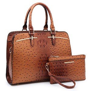 Dasein Women's Satchel Handbag with 3 Compartments