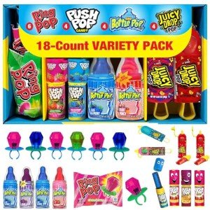 Assorted Lollipops Variety Pack - 18 Count