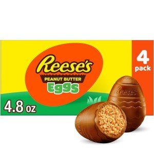 REESE'S Milk Chocolate Peanut Butter Creme Eggs - 4 Pack