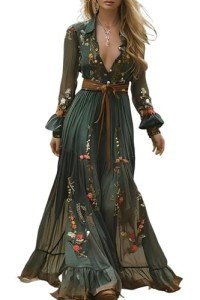 Boho Long Sleeve Maxi Dress for Every Occasion