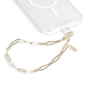 Gold Phone Charm Strap with Detachable Chain