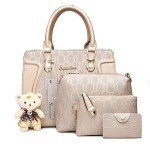 4-Piece Women's Tote and Shoulder Bag Set