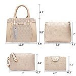 4-Piece Women's Tote and Shoulder Bag Set