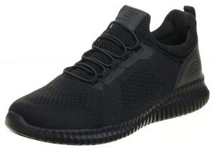 Skechers Men's Cessnock Black Shoes, Size 9