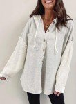 SHEWIN Women's Casual Oversized Hoodie - Gray