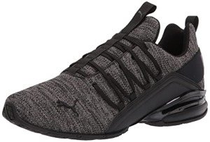 PUMA Men's Axelion Cross Trainer - Black/Castlerock 9.5