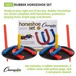 Champion Sports Horseshoe Set for Indoor/Outdoor Fun