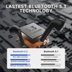 Wireless Earbuds with Deep Bass and Charging Case