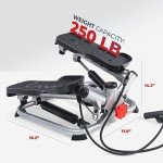Sunny Health & Fitness Twist Stepper for Home Workouts