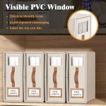 4-Pack Foldable Bed Sheet Organizers - Beige