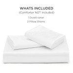 Luxury Satin Queen Duvet Cover Set, 3 Pieces