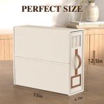 4-Pack Foldable Bed Sheet Organizers - Beige