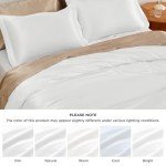 Luxury Satin Queen Duvet Cover Set, 3 Pieces