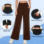 3 Pack Women's High Waist Wide Leg Pants