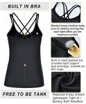 Activewear Yoga Tank Top with Built-in Bra