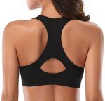 Mirity Women's High Impact Racerback Sports Bras - 2 Pack